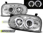 Preview: LED Angel Eyes Scheinwerfer für VW Golf 3 91-97 chrom